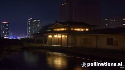 都市爱情短剧封面，现代都市夜景背景下男女主角相遇的温馨场景